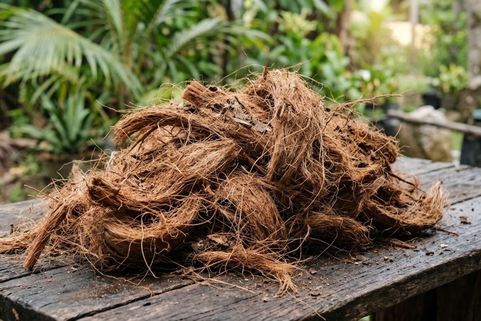 kokosová vlákna ve futonové matraci