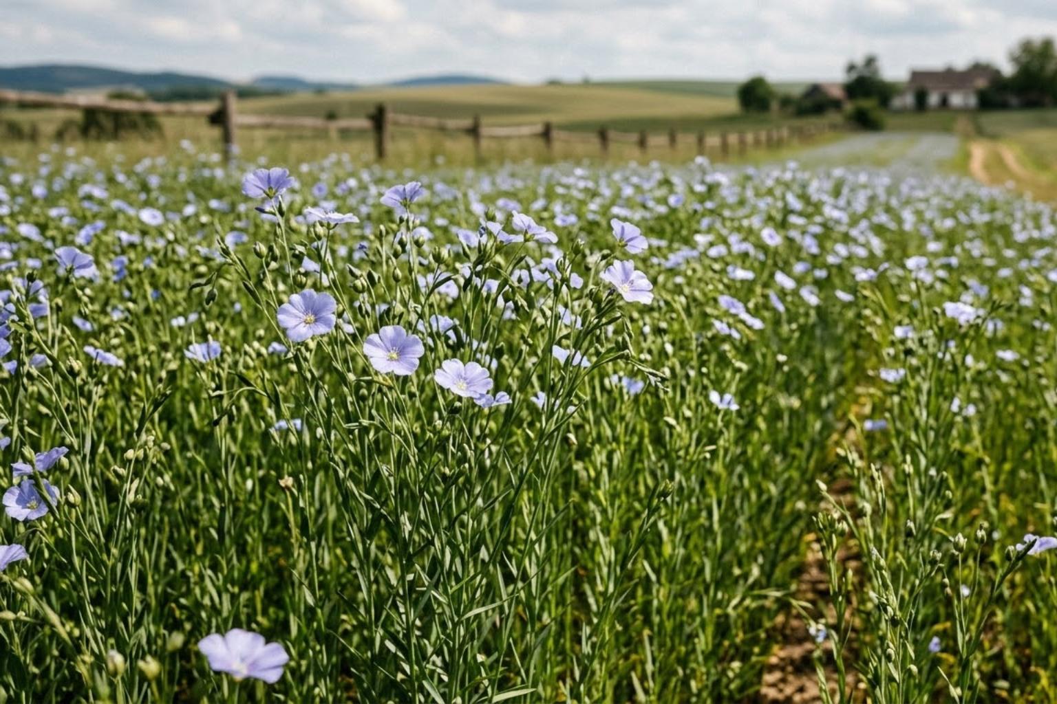 lněná vlákna v přírodní futonové matraci