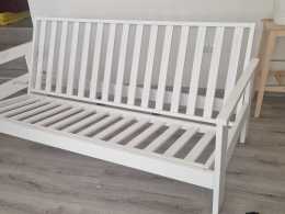 SLEVA 50% Atlas pohovka 140x200 bíla