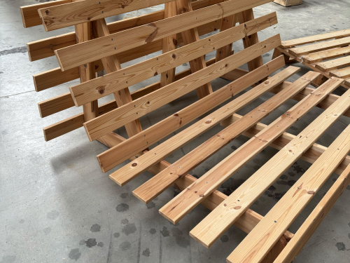 SLEVA 20% Rozkládací sofa 140x200  nelakovaná