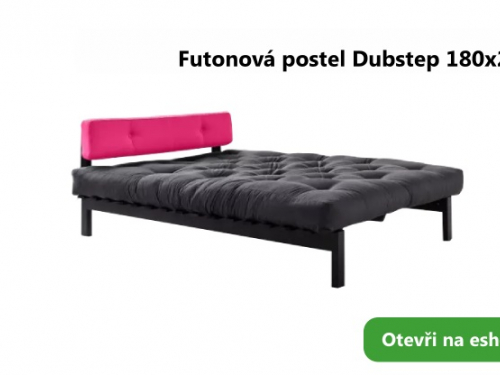 SLEVA 40%  Futonová postel Dubstep 180x200