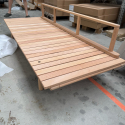 SLEVA 50 % Pohovka 145×200 cm – buk lakovaný