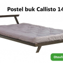 SLEVA 30% Postel buk Callisto 140x200 wenge