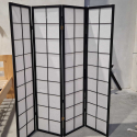 SLEVA 50 % Dřevěný paraván - čtyřdílný