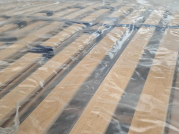 SLEVA 50 % Lamelový rolovaný rošt v rámu 100x200