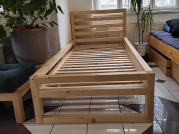 SLEVA 50% Postel Deluxe natural 90x200 