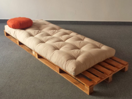 Jednolůžková paletová postel 80x240 cm