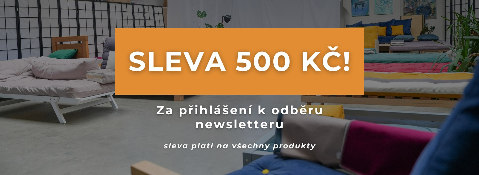Sleva 500 Kč na vaši objednávku