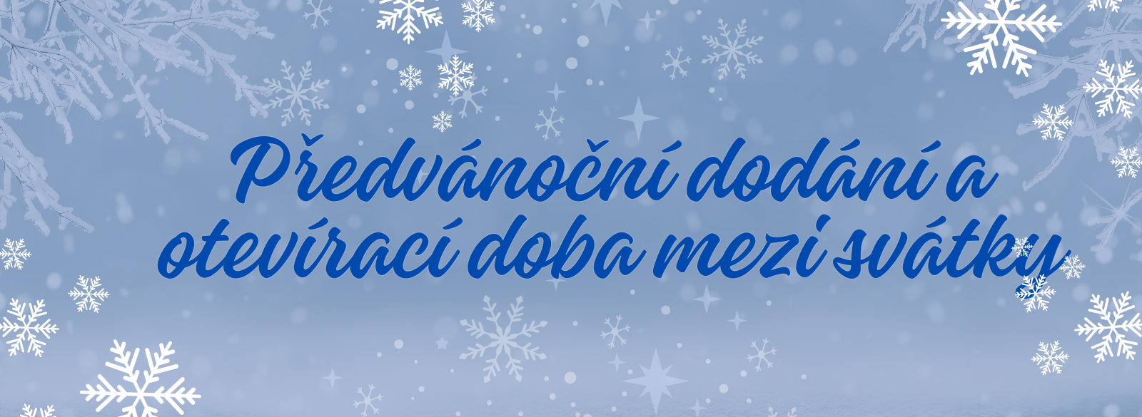 Předvánoční dodání