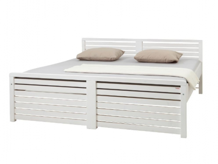 Studentská postel Thomas 140x200 v bílé barvě