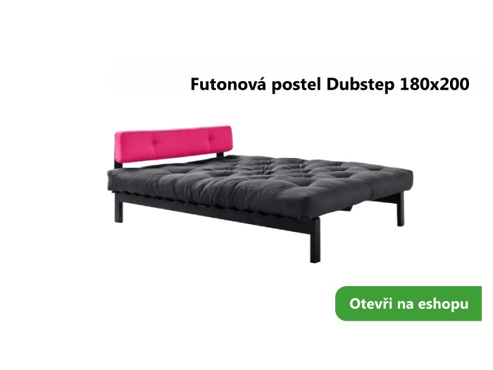 SLEVA 40%  Futonová postel Dubstep 180x200